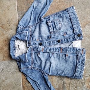 J. Crew Girls Denim Jacket.  Size 6/7  EUC